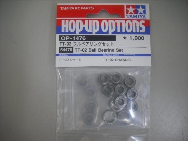 送料220円 タミヤ OP.1476 TT-02 フルベアリングセット #54476拍卖