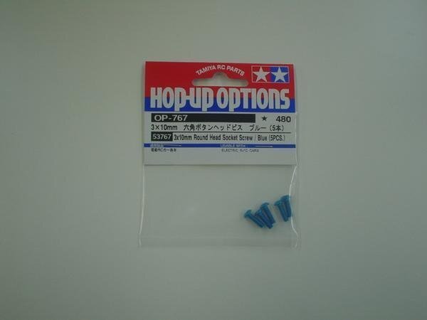 送料220円 タミヤ OP.767 3×10mm 六角ボタンヘッドビス #53767拍卖