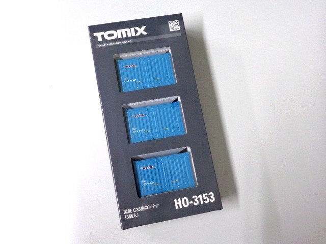 TOMIX HOゲージ 国鉄 C35形コンテナ 3個入 #HO-3153拍卖