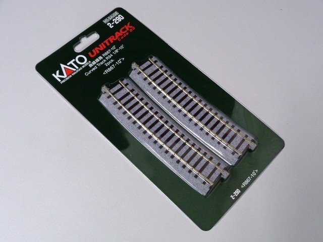 送料無料 KATO (HO)曲線線路R867‐10° (2本入) #2-290拍卖
