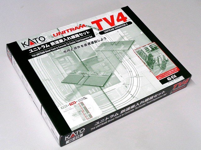 KATO(カトー) TV4 ユニトラム鉄道乗入れ線路セット #40-814拍卖