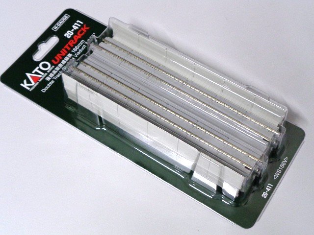 KATO 複線高架直線線路186mm (2本入) #20-411拍卖