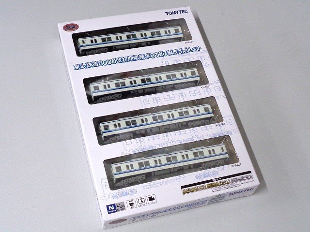 TOMYTEC 鉄コレ 東武鉄道8000型 初期修繕車 8127編成 4両セット #335313拍卖
