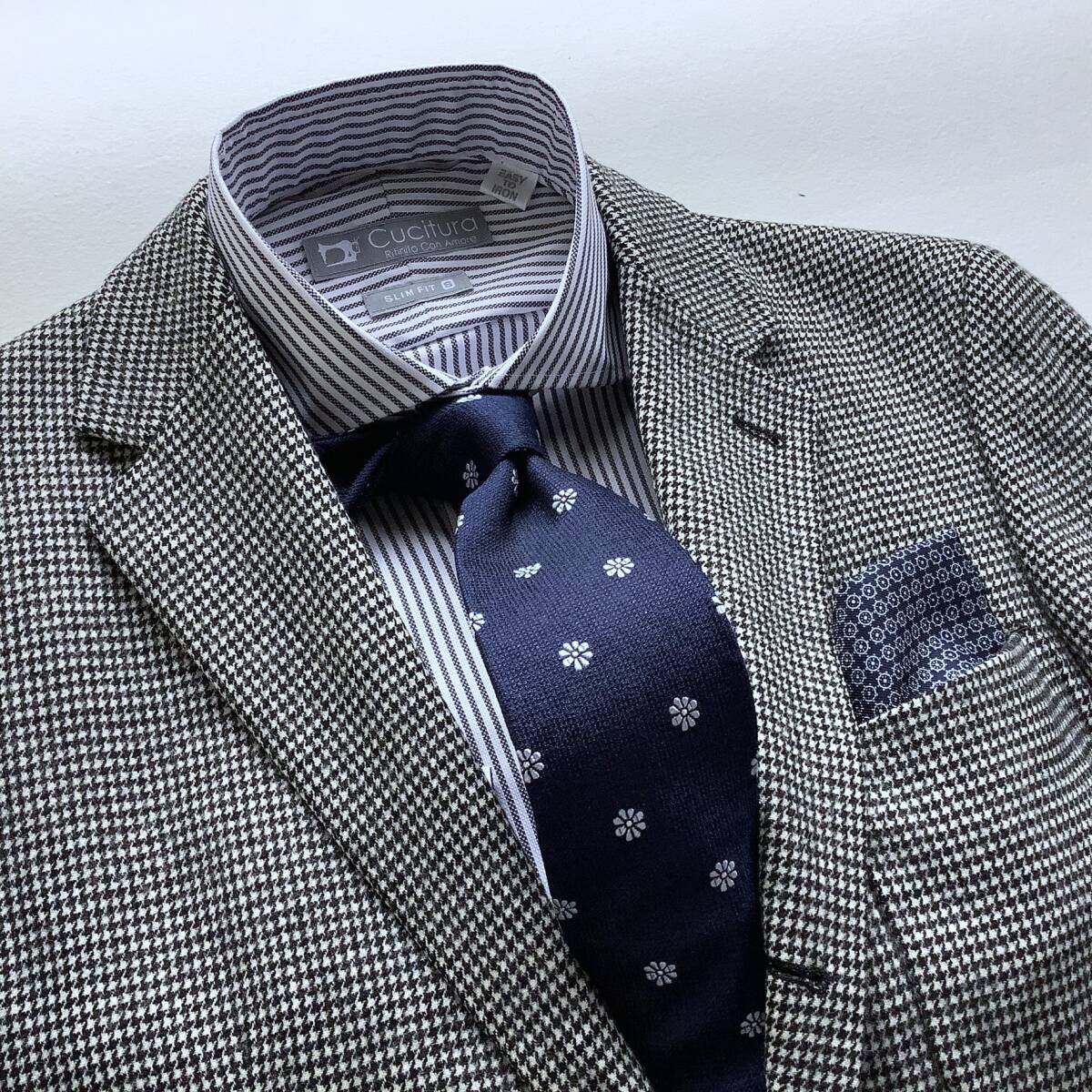 すてきに秋冬★ユナイテッドアローズ S 千鳥格子 テーラードジャケット SS59拍卖