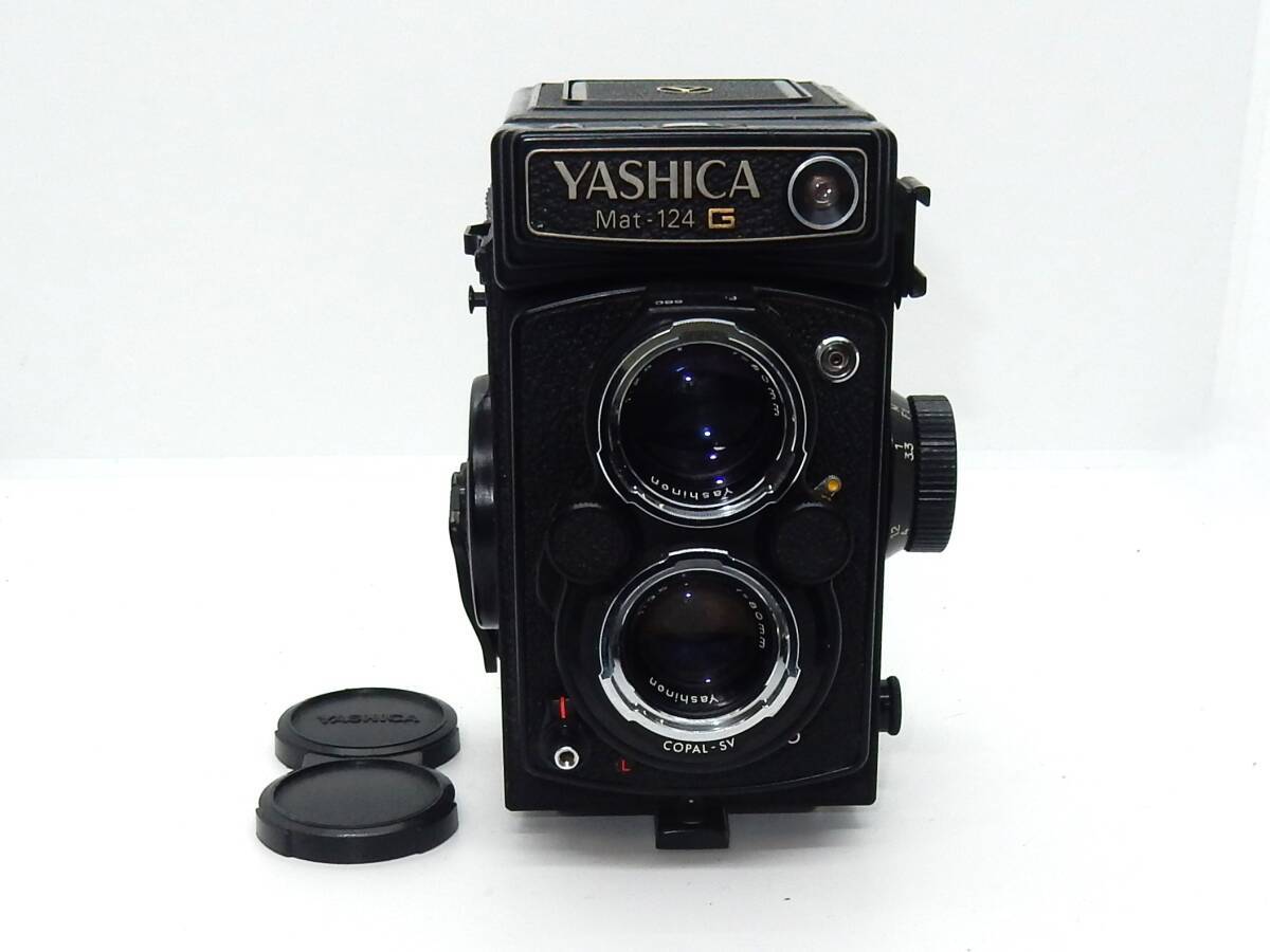 ★美品★ YASHICA ヤシカ Mat-124G 二眼レフカメラ 露出計・シャッター全速確認 #Y013拍卖