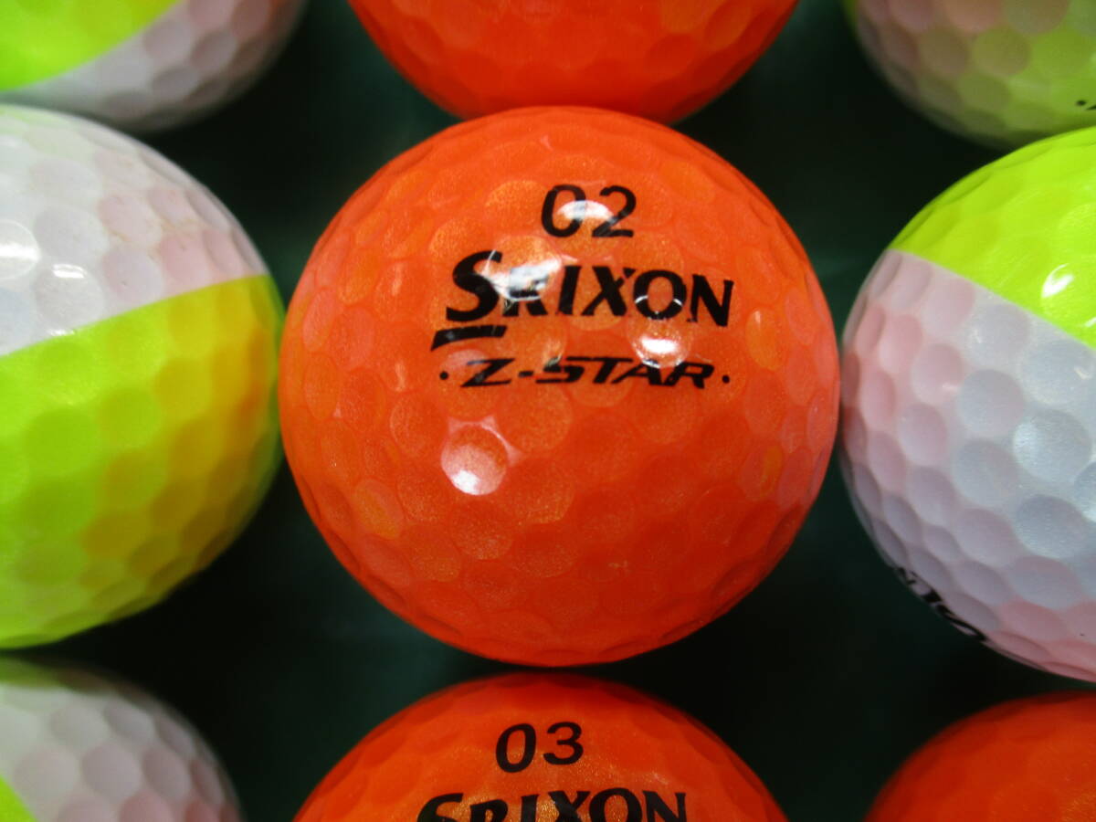 9644【特A級】スリクソン SRIXON Z-STAR/Z-STAR XV 2トンカラー 20個拍卖