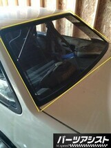 ■ AE86 2ドア クーペ リア ガラス ウェザー ■ パーツアシスト製 旧車 トレノ レビン 4AG T50 2TG ハチロク rear glass weather拍卖