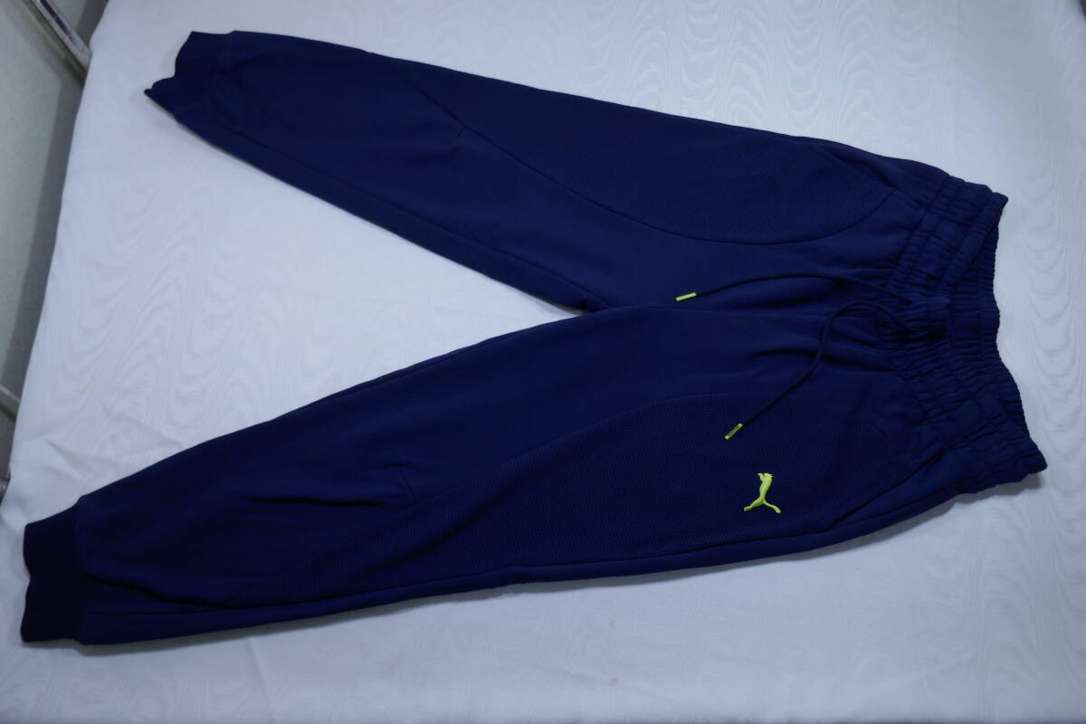 美品 レディース プーマ PUMA ニットパンツ スウェットパンツ サイズM ネイビー スポーツウェア 846157-06拍卖