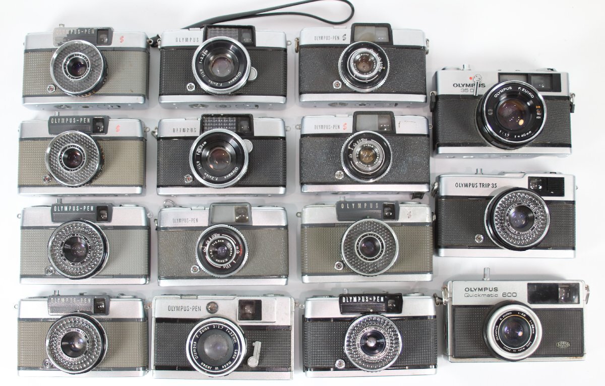 【15点】OLYMPUS オリンパス PEN S/EE/EES-2/EE-3/EED/D 等 コンパクトカメラ フィルムカメラ レンジファインダー まとめ売り 2565-HM拍卖