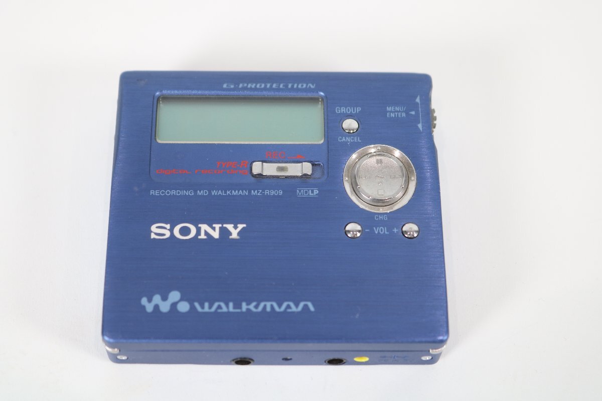 SONY ソニー WALKMAN ウォークマン MD プレーヤー MZ-R909 音楽 動作未確認 2836-ES拍卖
