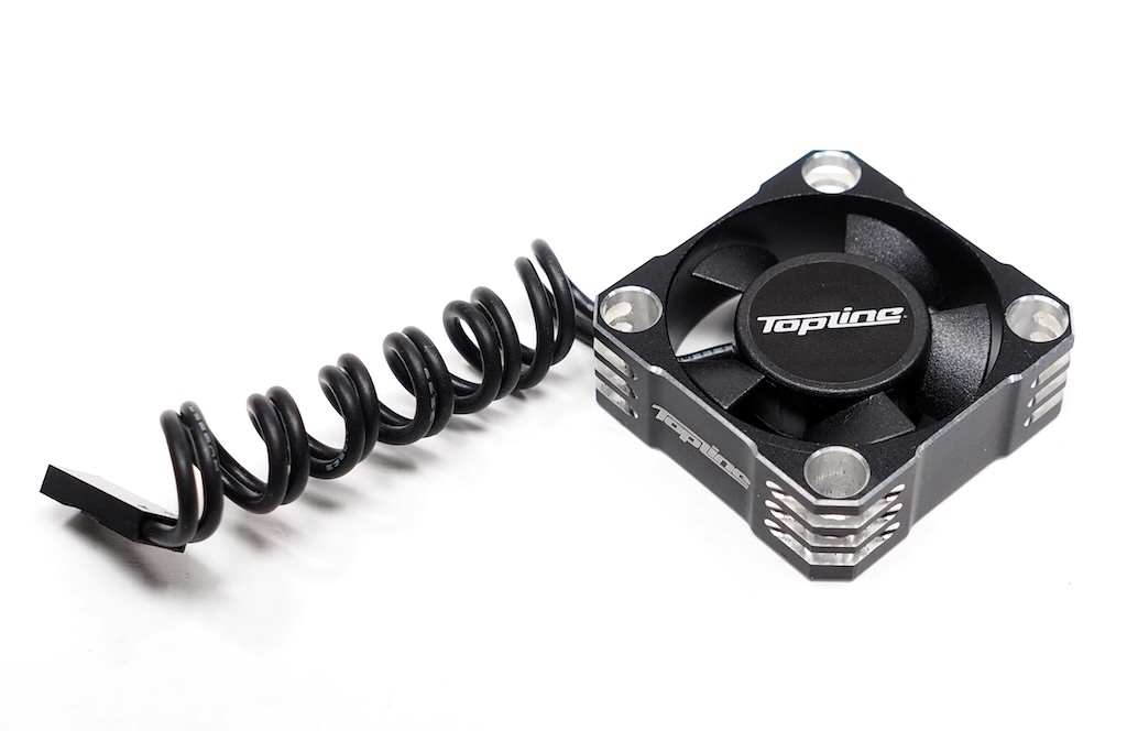 【ゆうパケット2cm/同梱不可】特価!! TOPLINE アルミクーリングファン ブラック、定価 4180円拍卖