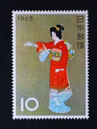 ☆コレクターの出品 切手趣味週間 『序の舞』10円 NH美品 J-12拍卖
