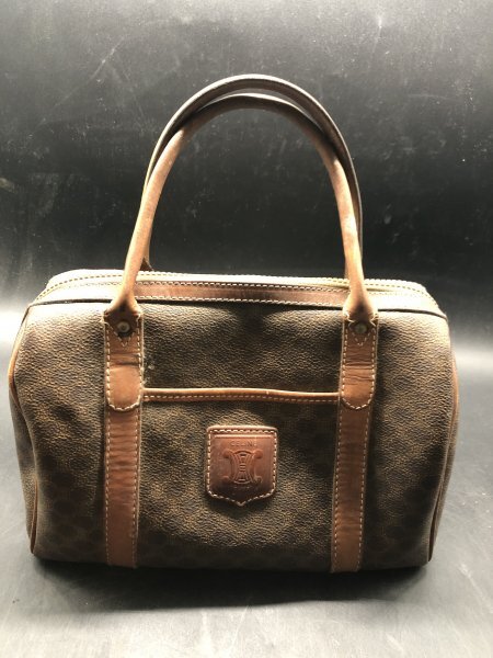 セリーヌ マカダム ミニボストン バッグ ハンドバッグ レディース拍卖