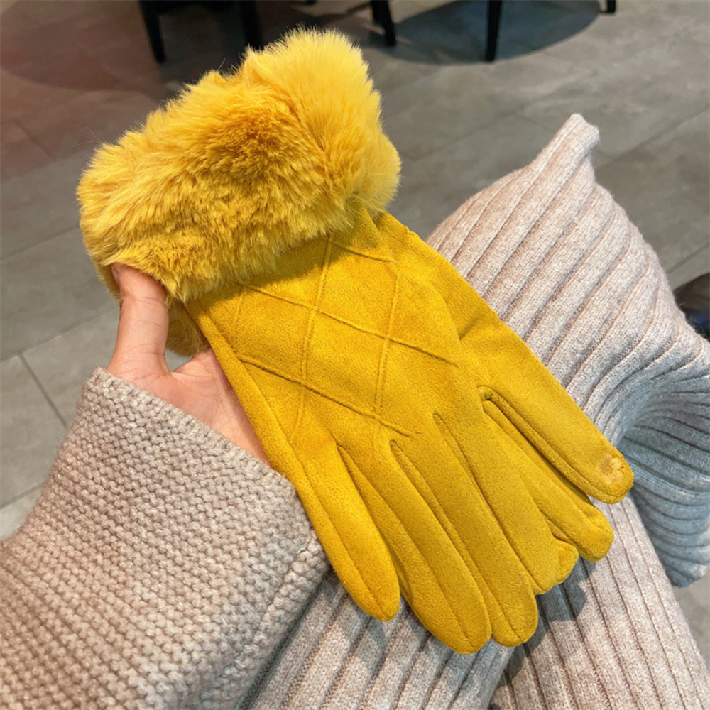 ☆ イエロー ☆ 手袋 防寒 スマホタッチ対応 pks025 手袋 レディース スマホ対応 グローブ てぶくろ 手ぶくろ タッチスクリーン手袋拍卖
