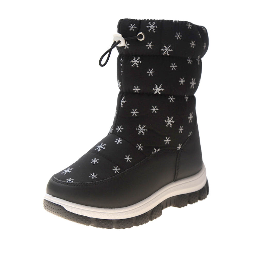 ☆ ブラック ☆ 32(20.5cm) ☆ スノーブーツ キッズ pmysnows01 スノーブーツ キッズ おしゃれ 長靴 キッズブーツ スノー ブーツ 雪遊び拍卖