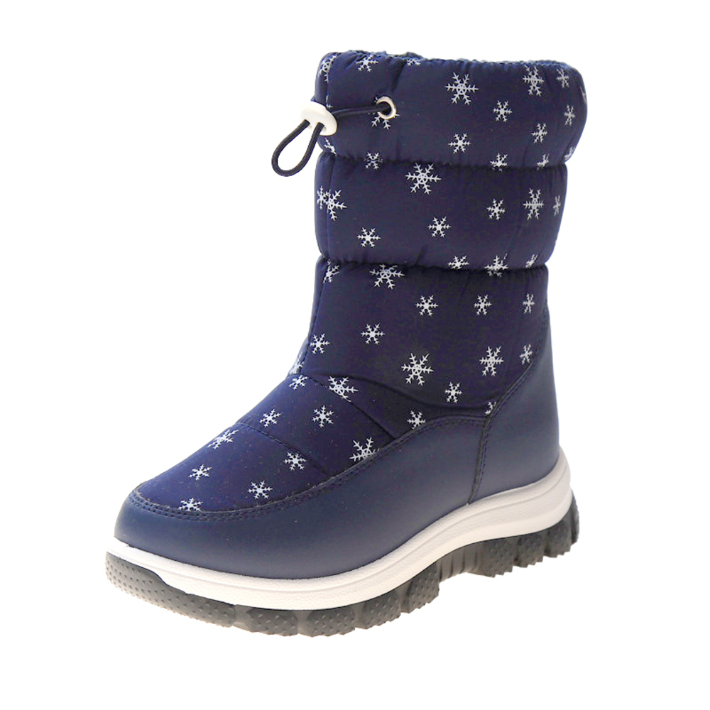 ☆ ネイビー ☆ 35(22cm) ☆ スノーブーツ キッズ pmysnows01 スノーブーツ キッズ おしゃれ 長靴 キッズブーツ スノー ブーツ 雪遊び拍卖