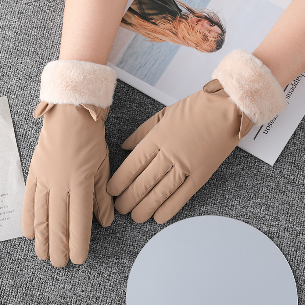 ☆ Cタイプ×ブラウン ☆ 手袋 かわいい もこもこ 3タイプ sglovesfb01x 手袋 レディース ふわふわ かわいい おしゃれ 暖かい グローブ拍卖