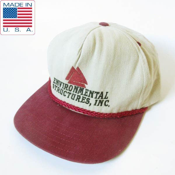 USA製 ESI 企業物 アドバタイジング キャップ アメリカ製 ENVIRONMENTAL STRUCTURES INC D150-41-0024ZV拍卖