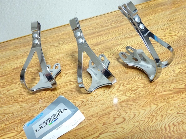 ▲ほぼ新品 シマノ 600 アルテグラ トゥークリップ3ペアセット Mサイズ ビンテージ▲980拍卖