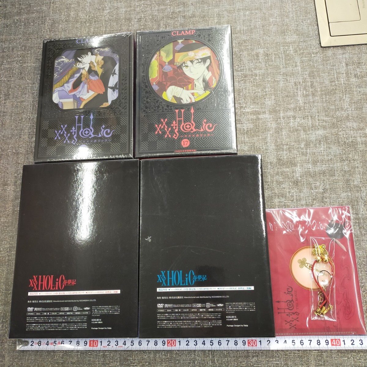 す3676 未開封あり XXXHOLIC ホリック 14/15/17/19 DVD付き 初回限定版CLAMP拍卖