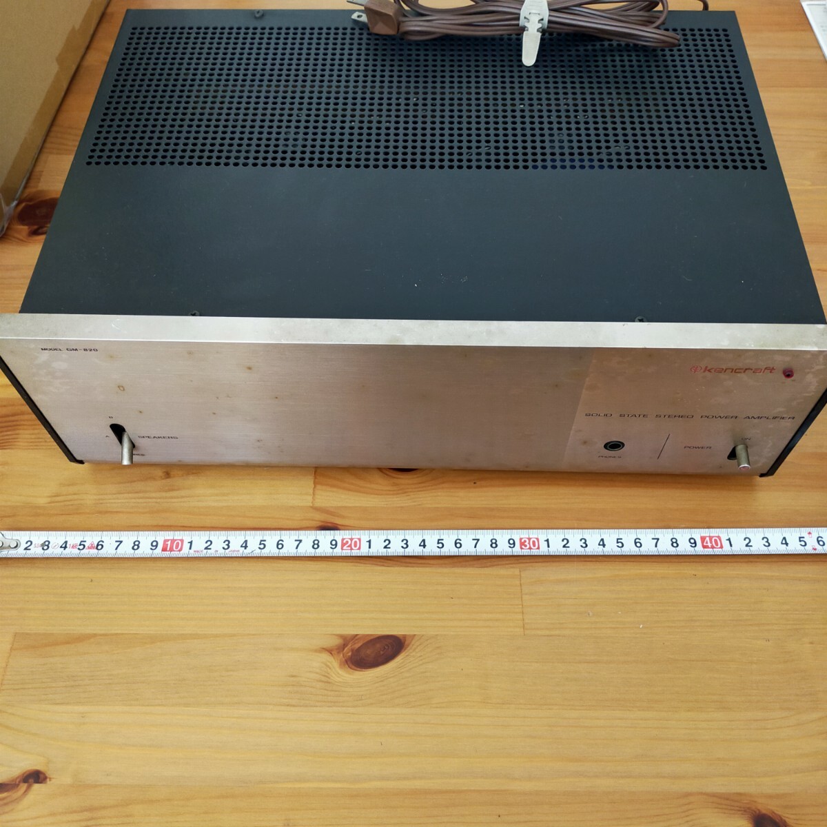 す3745 アンプ kencraft ケンクラフト GM-820 オーディオ機器拍卖