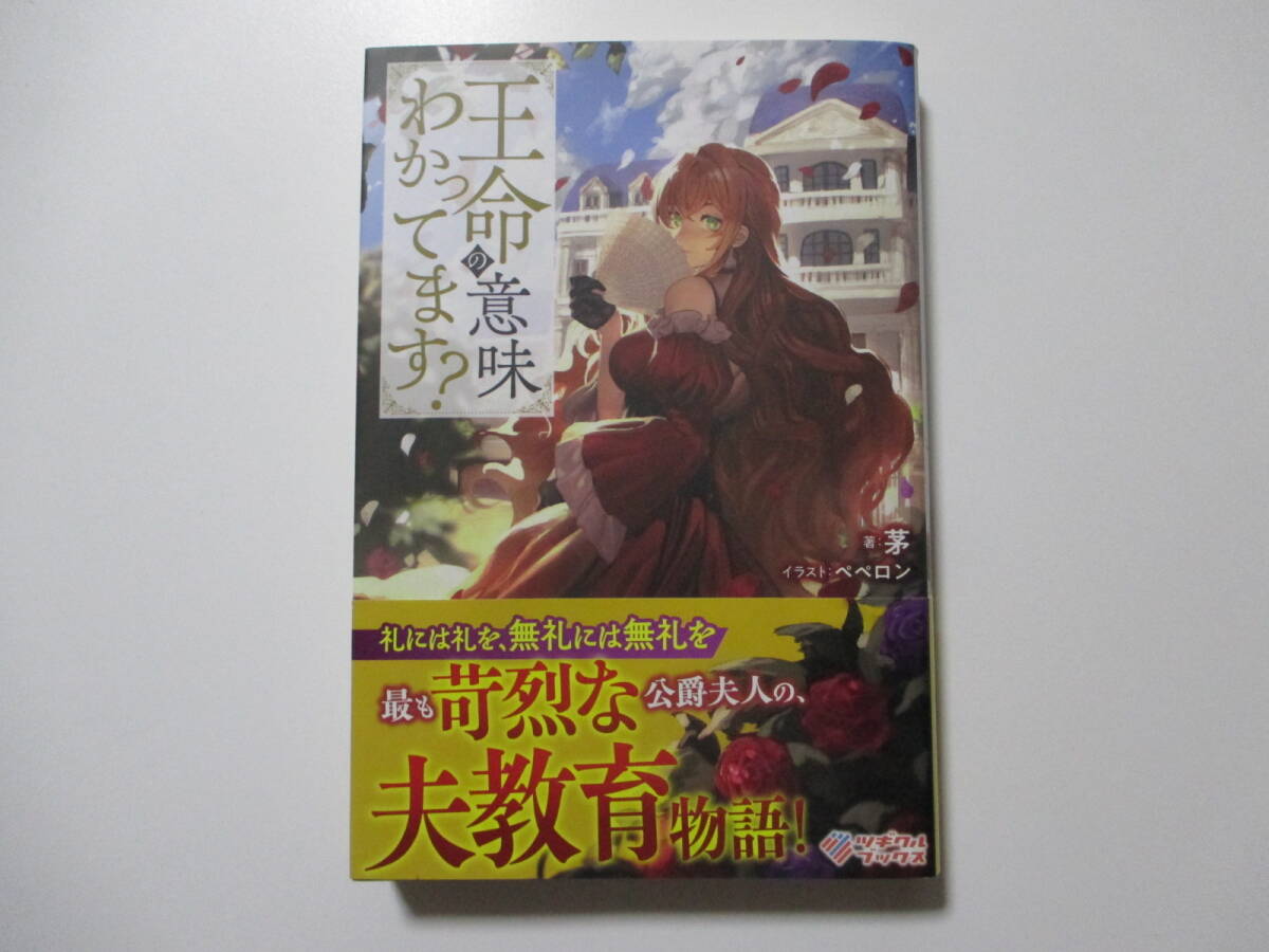 王命の意味わかってます? ◆茅◆ ツギクルブックス拍卖