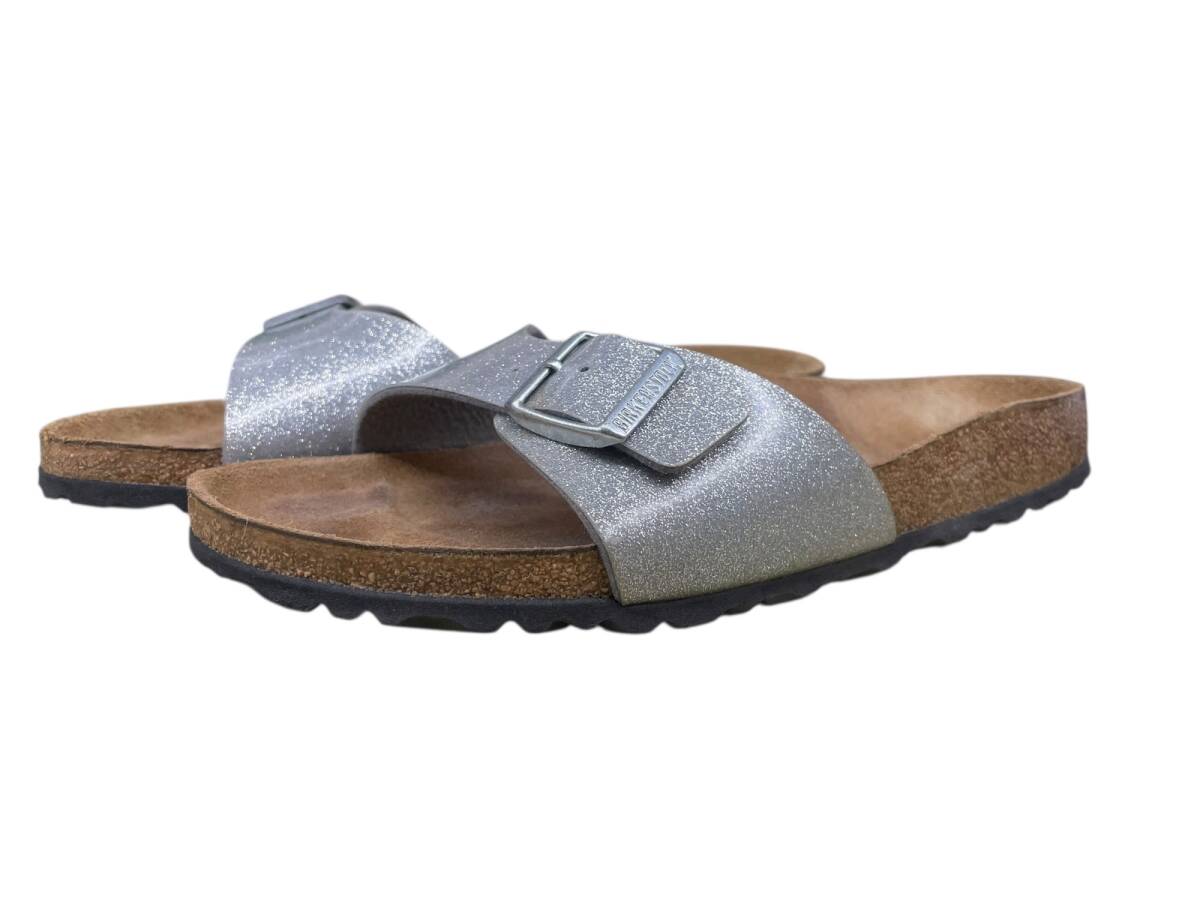 BIRKENSTOCK (ビルケンシュトック) マドリッド サンダル ドイツ製 25.5cm グレー メンズ/025拍卖