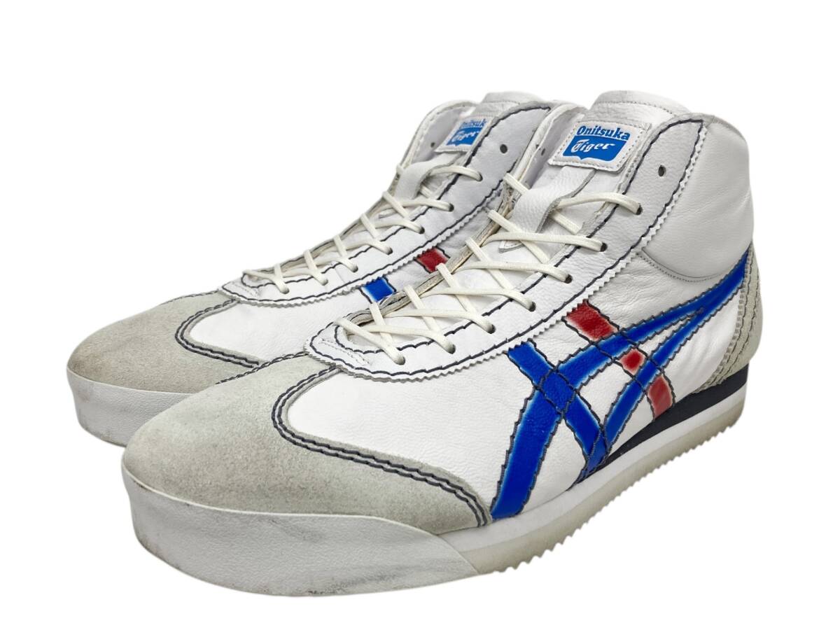 Onitsuka Tiger (オニツカタイガー) MEXICO 66 SD M PF ハイカットスニーカー 1183B530 27.5cm US9.5 ホワイト メンズ/028拍卖