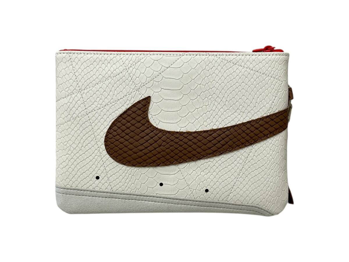 NIKE (ナイキ) BLAZER WRISTLET LARGE ブレーザー リストレット 小銭入れ 財布 ポーチ NW0003 ベージュ系×ブラウン 雑貨/065拍卖