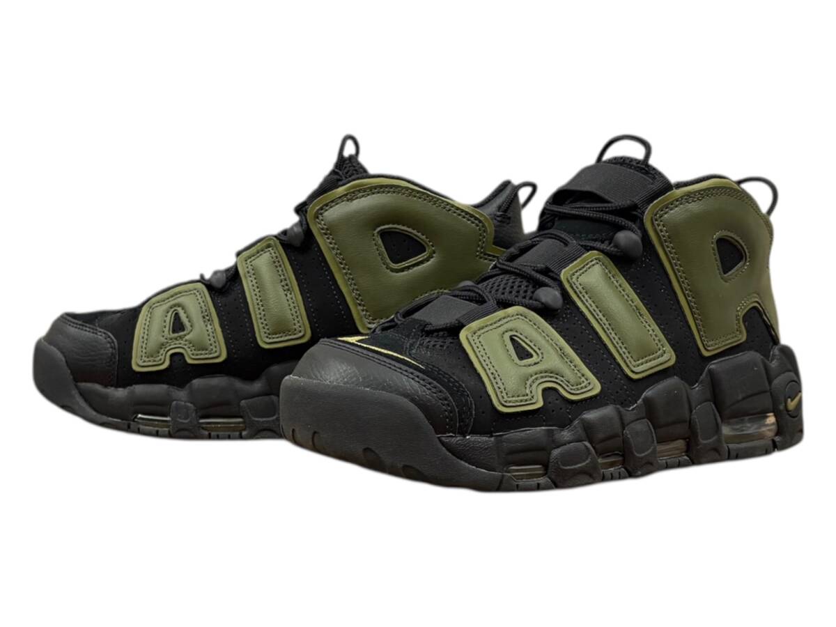 NIKE (ナイキ) AIR MORE UPTEMPO '96 ROUGH GREEN スニーカー DH8011-001 US9 27cm オリーブ ブラック メンズ/078拍卖