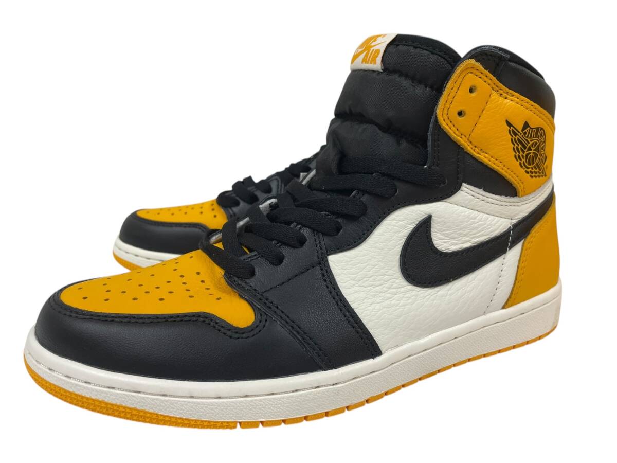 NIKE (ナイキ) Air Jordan 1 Retro High OG Taxi エアジョーダン1 レトロ ハイ スニーカー 555088-711 27.5cm US9.5 イエロー ブラック/065拍卖