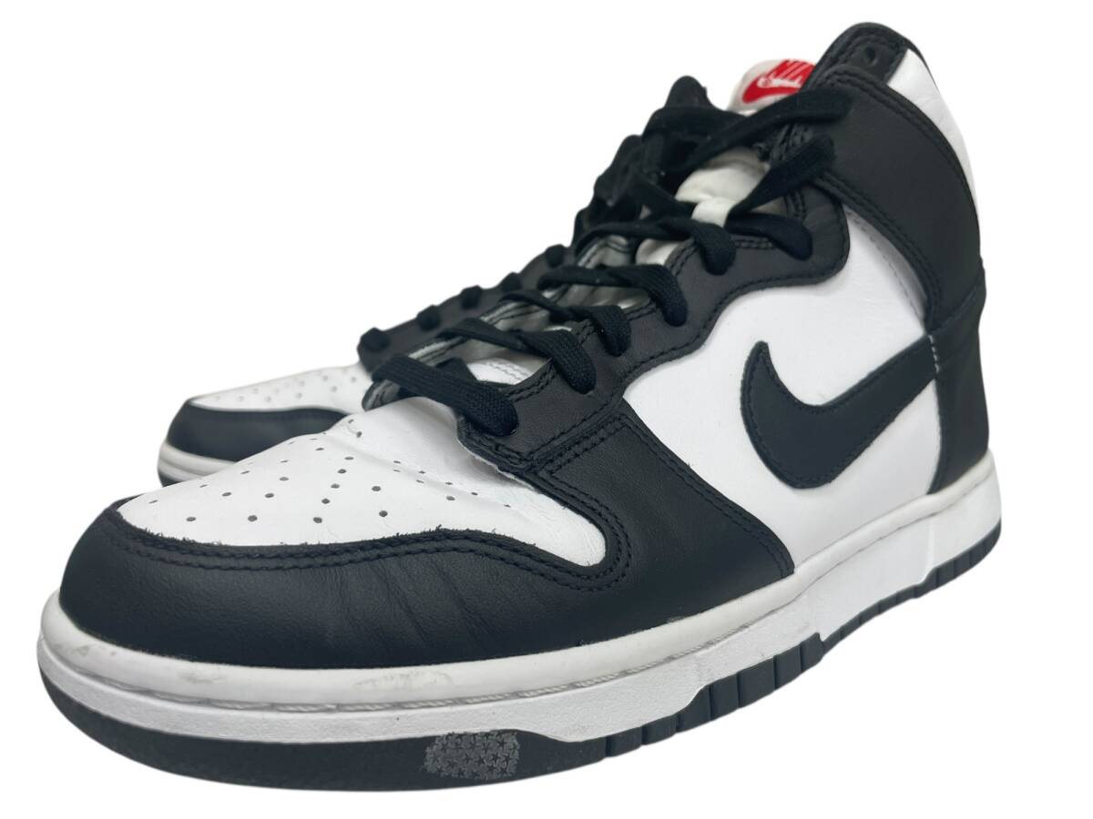 NIKE (ナイキ) Dunk High Black and White ダンク ハイカットスニーカー DD1399-103 27cm US9 ブラック×ホワイト メンズ/045拍卖