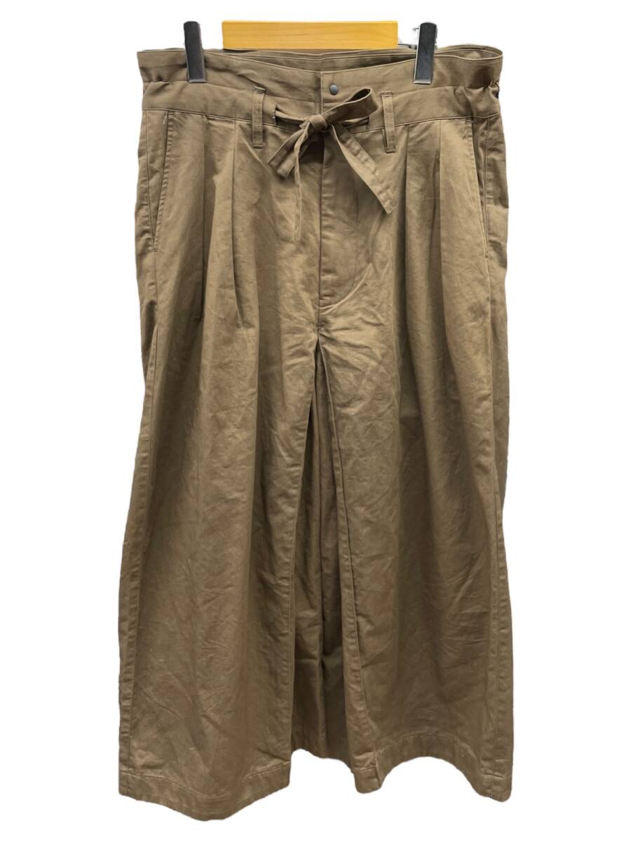 Sasquatchfabrix.( サスクワッチファブリックス) HAKAMA PANTS ウェスト調節ひも付き 日本 20SS-PA9-007 L ブラウン メンズ/025拍卖