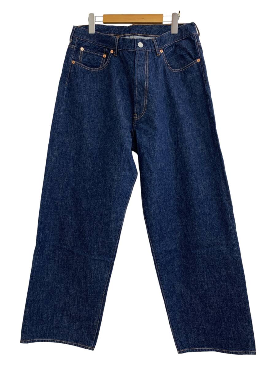BEAMS (ビームス) ワイドフィット デニムパンツ ジーンズ ヘビーオンス 11-21-0299-791 L インディゴ メンズ/004拍卖