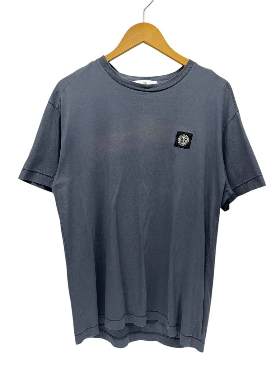STONE ISLAND (ストーンアイランド) コットンジャージースリムフィット ショートスリーブ Tシャツ L グレー メンズ/028拍卖