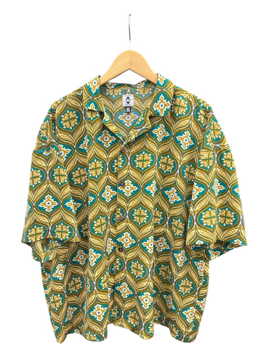 EXPANSION NEW YORK DROP-SHOULDER SHIRT 半袖シャツ L イエロー・グリーン メンズ/027拍卖