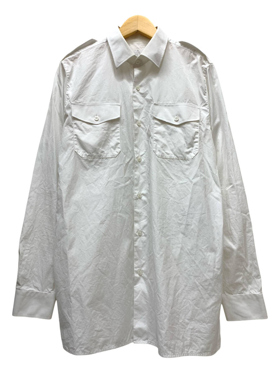 PRADA (プラダ) 長袖シャツ コットン100% 無地 DNA01K S000 10IV 40 ホワイト ブランド/036拍卖