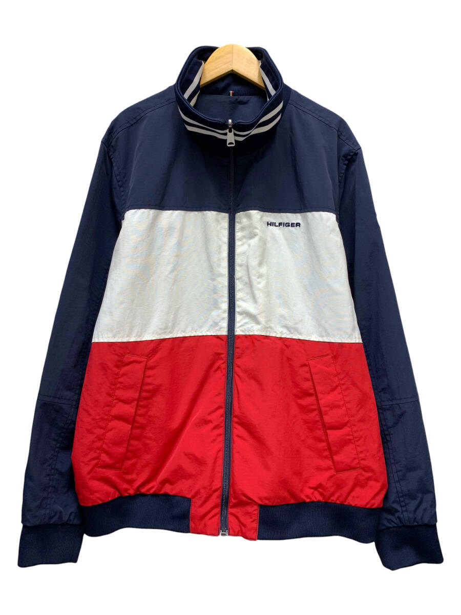 TOMMY HILFIGER (トミーヒルフィガー) リバーシブル ナイロンジャケット XL ネイビー メンズ/036拍卖