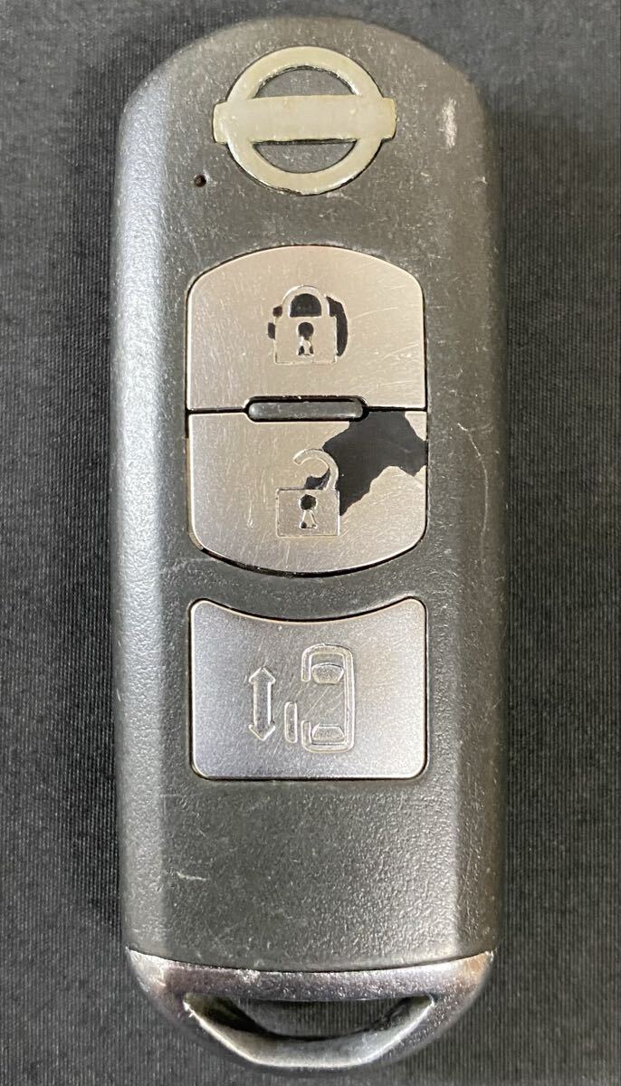 日産 プレマシー ビアンテ ラフェスタ MPV etc. キーレスキー 3ボタン 007YUUL0310 赤ランプ点灯 スマートキー No.2拍卖