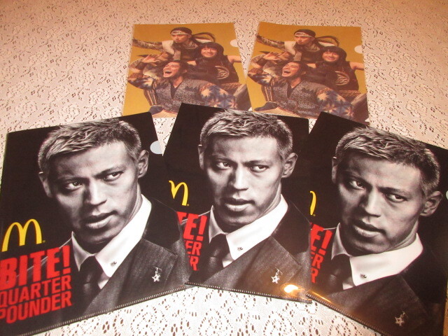 ■【本田 圭佑 / ホンダ ケイスケ】■【クリアファイル 】3枚+その他2枚=5枚セット■約133g拍卖