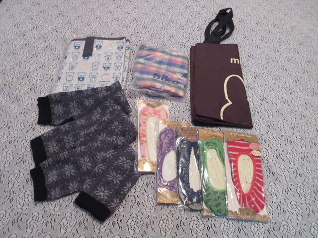 ■【エコバック/リラックマ】&【niko and・・・】&【Miffy ミッフィ】■靴下カバー新品5点&レッグウォーマー 新品3点■計11点■拍卖