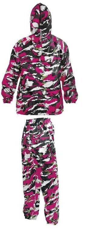 カモフラマゼンダ 3Lサイズ 迷彩ヤッケパンツ上下セット ジャケット パーカー裾ゴムズボン ポリエステル 軽量 NDA VN500 VN501拍卖