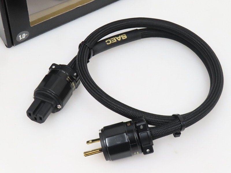 ■□SAEC PL-5900 PC-Triple C 電源ケーブル 1m サエク 元箱付□■031408009m□■拍卖