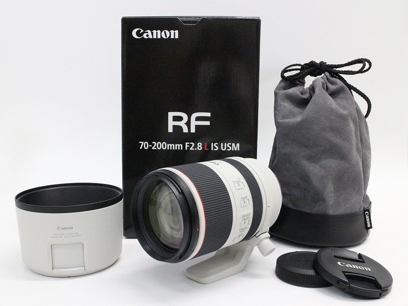 ●○【美品・元箱付】Canon RF 70-200mm F2.8 L IS USM カメラレンズ 望遠 ズーム RFマウント キャノン○●032089001m○●拍卖