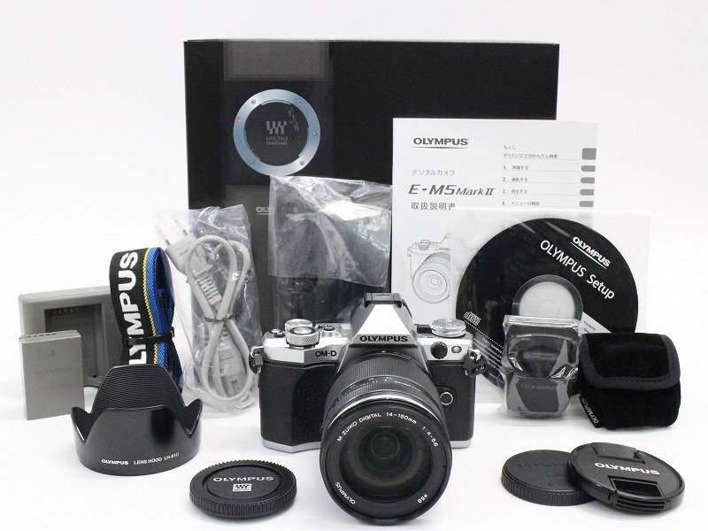 ●○【美品・総シャッター数5400回以下】OLYMPUS OM-D E-M5 Mark II 14-150mm II レンズキット ミラーレス 一眼カメラ●032036001m○●拍卖