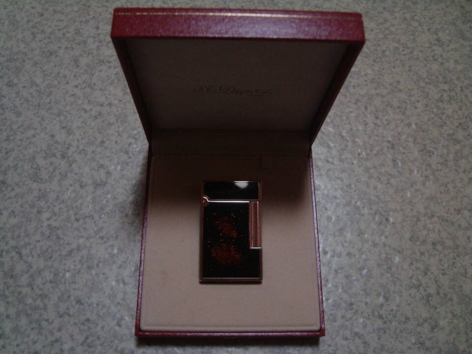 S.T.Dupont LIGNE2L Galaxy Laque de Chine デュポン ライン2L ギャラクシー 漆 快音個体 開閉音良好 希少 貴重 極美品 ほぼ未使用拍卖