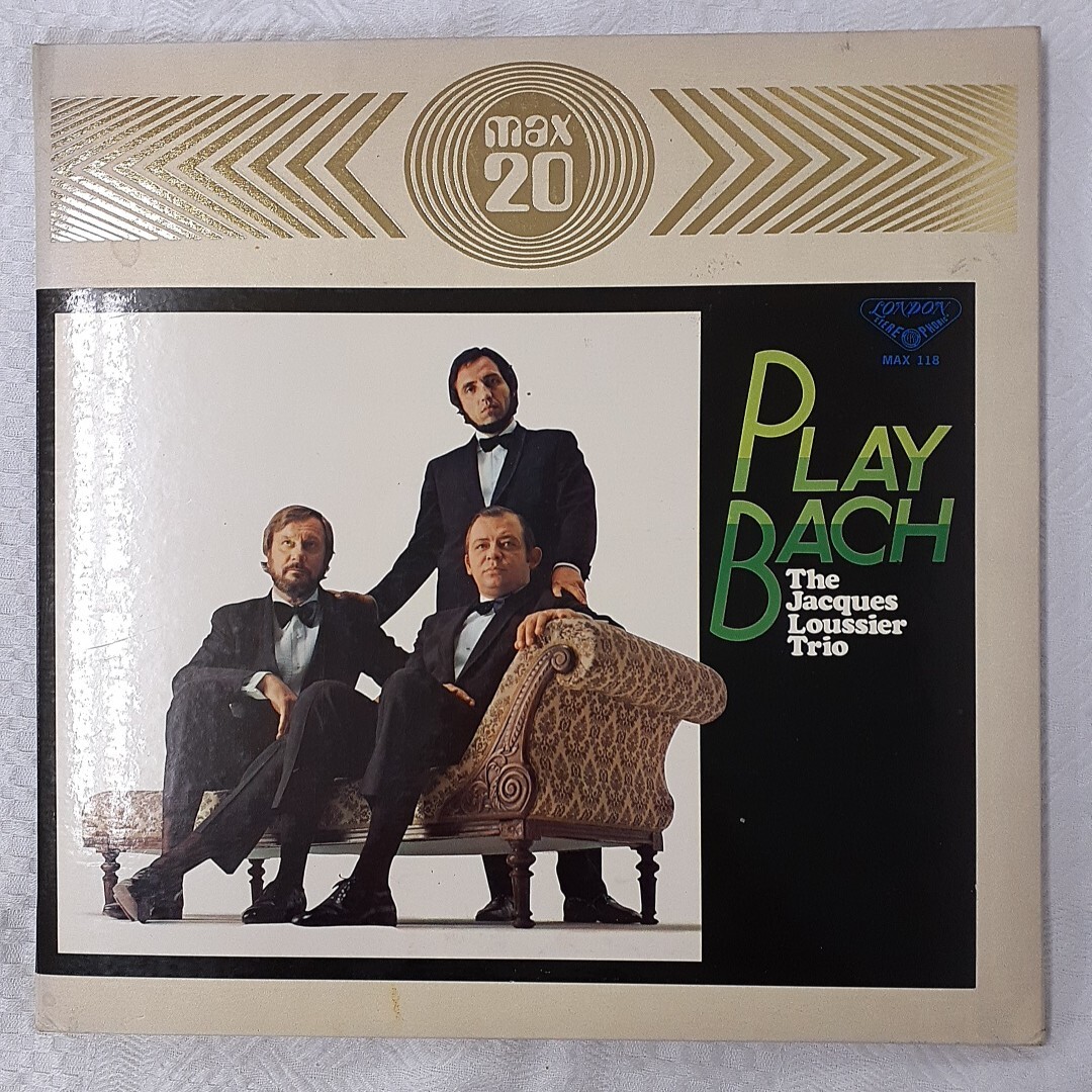 t055 J.Sバッハ作曲,ジャックルーシェ編曲 プレイバッハ MAX 20 ジャックルーシェトリオ LPレコード 見開き 日本盤 日本盤解説付拍卖