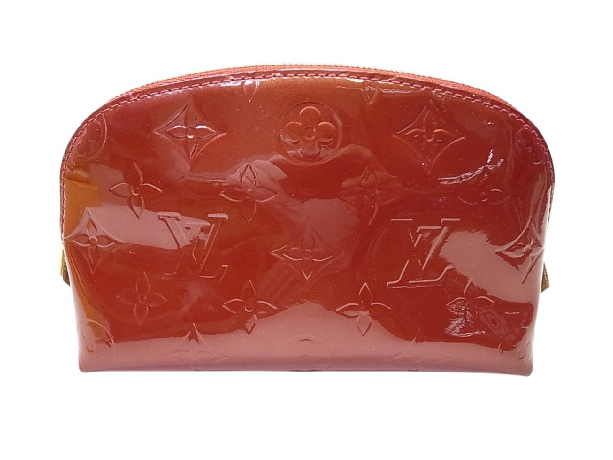 【ルイヴィトン】ポシェット コスメティック 化粧ポーチ コスメポーチ ヴェルニ拍卖