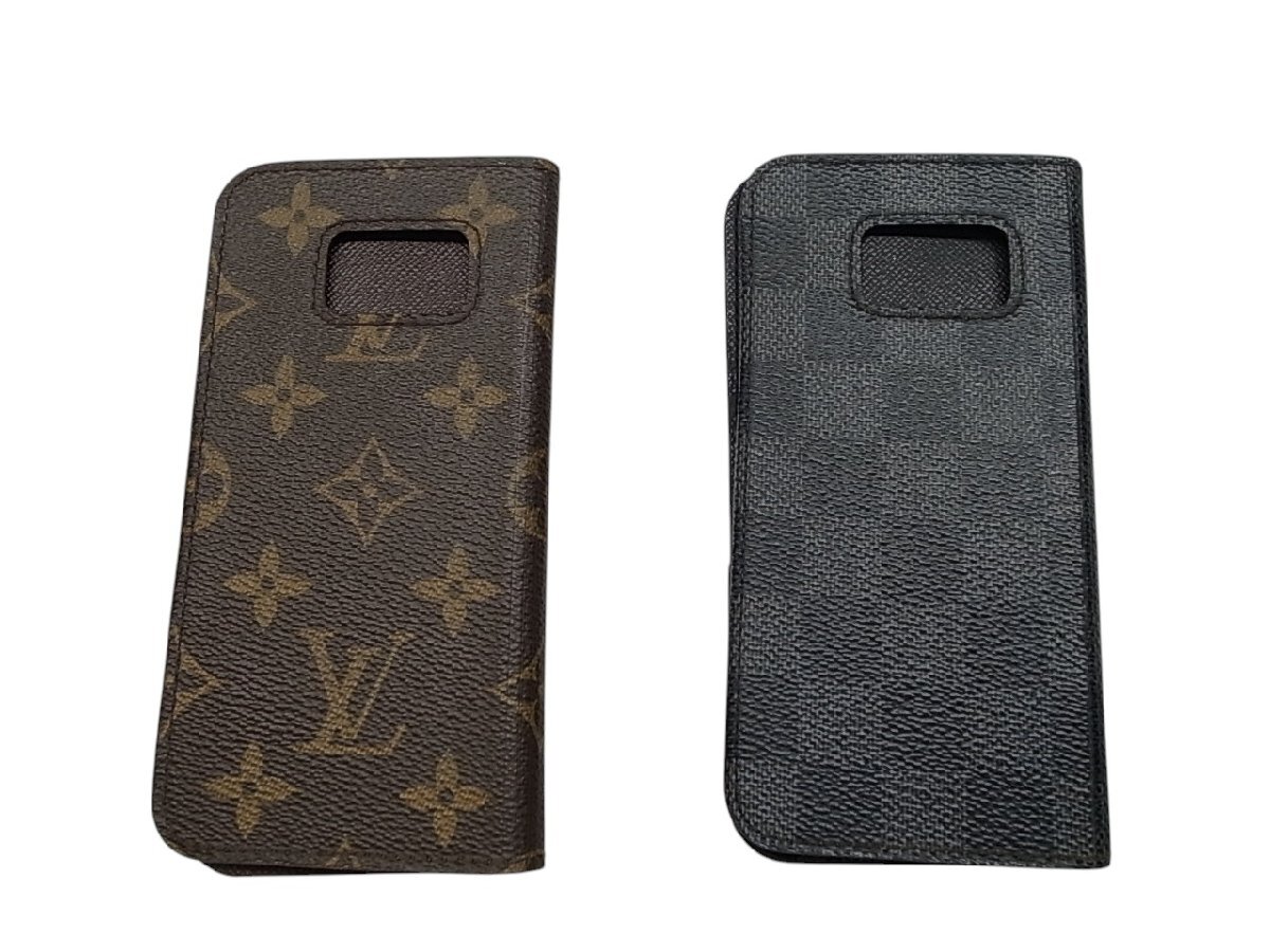 2個セット【ルイヴィトン】 Galaxy ギャラクシー SC-05G スマホケース モノグラム グラフィット スマホ カバー拍卖