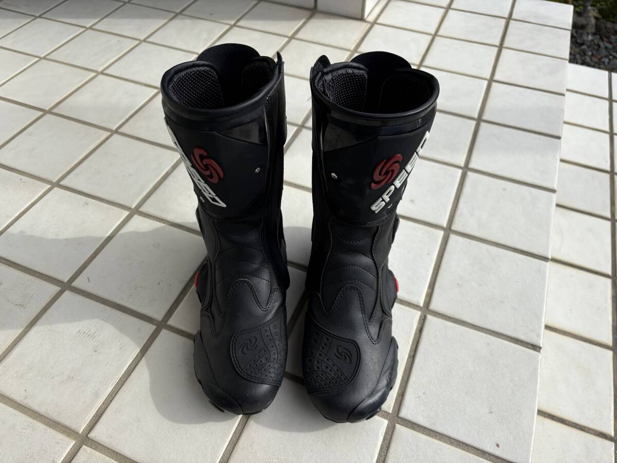 送料込み!バイク用レーシングブーツ 26〜27センチ 3回使用だけの美品拍卖